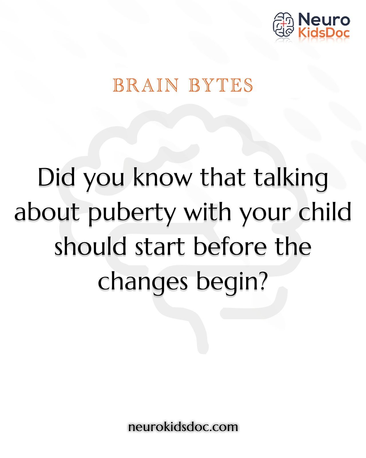 puberty for neurotypical kids