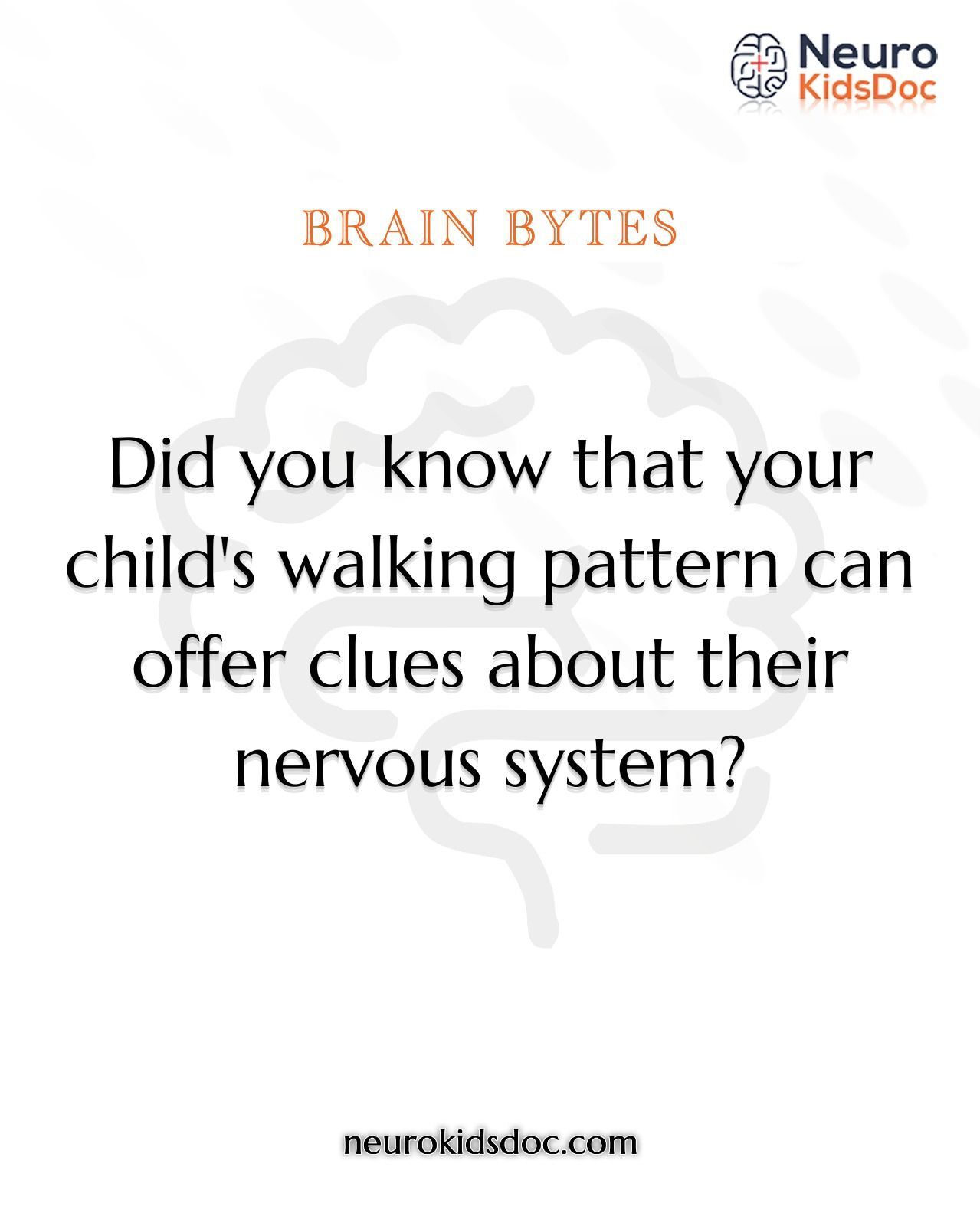 child walking pattern