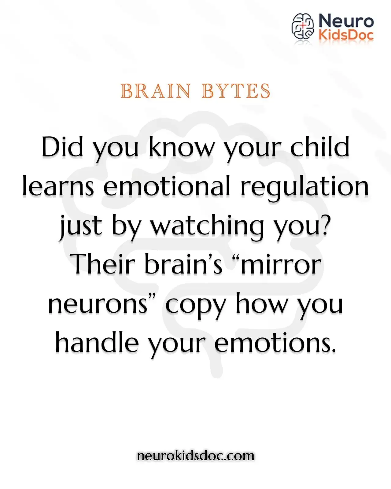 Did you know your child learns emotional regulation just by watching you