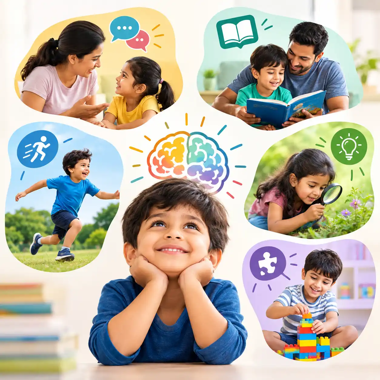 child develop a strong brain